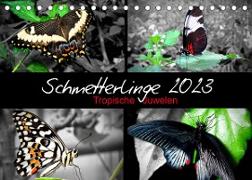 Schmetterlinge 2023 - Tropische Juwelen (Tischkalender 2023 DIN A5 quer)