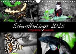 Schmetterlinge 2023 - Tropische Juwelen (Wandkalender 2023 DIN A4 quer)