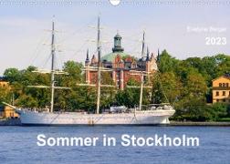 Sommer in Stockholm 2023 (Wandkalender 2023 DIN A3 quer)