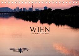 WIEN - EINE STADT VON WELTAT-Version (Tischkalender 2023 DIN A5 quer)
