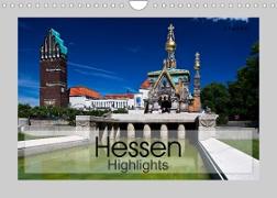 Hessen Highlights (Wandkalender 2023 DIN A4 quer)
