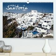 Weißes Santorin (Premium, hochwertiger DIN A2 Wandkalender 2023, Kunstdruck in Hochglanz)