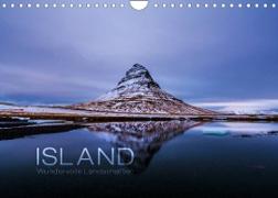 Island - Wundervolle Landschaften (Wandkalender 2023 DIN A4 quer)