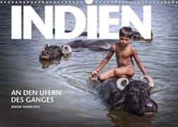INDIEN An den Ufern des Ganges (Wandkalender 2023 DIN A3 quer)