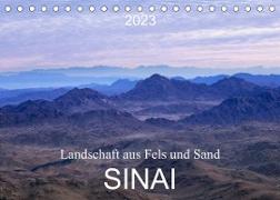 Sinai - Landschaft aus Fels und SandCH-Version (Tischkalender 2023 DIN A5 quer)