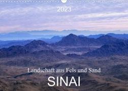 Sinai - Landschaft aus Fels und SandCH-Version (Wandkalender 2023 DIN A3 quer)