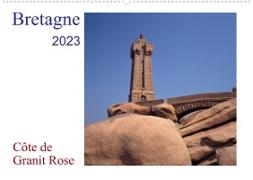 Bretagne - Côte de Granit RoseAT-Version (Wandkalender 2023 DIN A2 quer)
