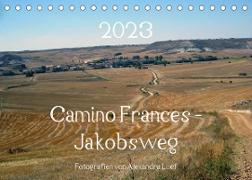 Camino Frances - JakobswegAT-Version (Tischkalender 2023 DIN A5 quer)