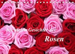 Die vielen Gesichter der Rosen (Tischkalender 2023 DIN A5 quer)