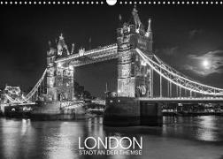 London Stadt an der Themse (Wandkalender 2023 DIN A3 quer)