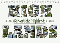 Schottische Highlands (Tischkalender 2023 DIN A5 quer)