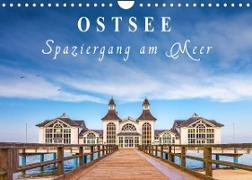 Ostsee - Spaziergang am Meer (Wandkalender 2023 DIN A4 quer)