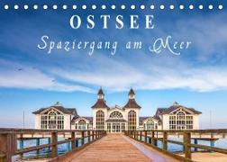 Ostsee - Spaziergang am Meer (Tischkalender 2023 DIN A5 quer)