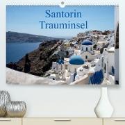 Santorin Trauminsel (Premium, hochwertiger DIN A2 Wandkalender 2023, Kunstdruck in Hochglanz)