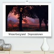 Weserbergland Impressionen (Premium, hochwertiger DIN A2 Wandkalender 2023, Kunstdruck in Hochglanz)