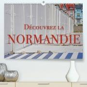 Découvrez la Normandie (Premium, hochwertiger DIN A2 Wandkalender 2023, Kunstdruck in Hochglanz)