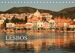 Lesbos - Inselimpressionen (Tischkalender 2023 DIN A5 quer)