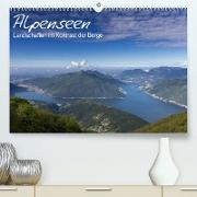 Alpensee - Landschaften im Kontrast der Berge (Premium, hochwertiger DIN A2 Wandkalender 2023, Kunstdruck in Hochglanz)