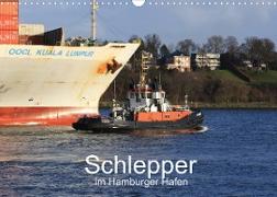 Schlepper im Hamburger Hafen (Wandkalender 2023 DIN A3 quer)