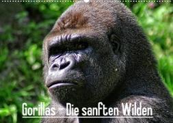 Gorillas - Die sanften Wilden (Wandkalender 2023 DIN A2 quer)