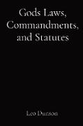 Gods Laws, Commandments, and Statutes