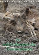 Der wildschweinische Terminplaner (Tischkalender 2023 DIN A5 hoch)