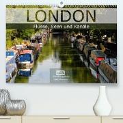 London - Flüsse, Seen und Kanäle (Premium, hochwertiger DIN A2 Wandkalender 2023, Kunstdruck in Hochglanz)