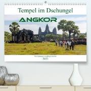 Tempel im Dschungel, Angkor (Premium, hochwertiger DIN A2 Wandkalender 2023, Kunstdruck in Hochglanz)