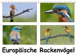 Europäische Rackenvögel (Tischkalender 2023 DIN A5 quer)