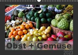 Obst + Gemüse (Wandkalender 2023 DIN A3 quer)