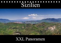Sizilien - XXL Panoramen (Tischkalender 2023 DIN A5 quer)