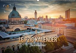 Leipzig Kalender Perspektiven (Wandkalender 2023 DIN A2 quer)