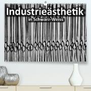 Industrieästhetik in Schwarz-Weiss (Premium, hochwertiger DIN A2 Wandkalender 2023, Kunstdruck in Hochglanz)