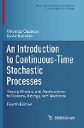 An Introduction to Continuous-Time Stochastic Processes