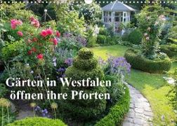 Gärten in Westfalen öffnen ihre Pforten (Wandkalender 2023 DIN A3 quer)