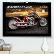 Motorrad-Träume ¿ Chopper und Custombikes (Premium, hochwertiger DIN A2 Wandkalender 2023, Kunstdruck in Hochglanz)