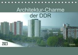Architektur-Charme der DDR (Erfurt) (Tischkalender 2023 DIN A5 quer)