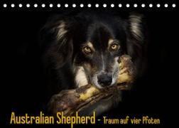 Australian Shepherd - Traum auf vier Pfoten (Tischkalender 2023 DIN A5 quer)