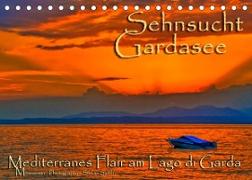 Sehnsucht Gardasee - Mediterranes Flair am Lago di Garda (Tischkalender 2023 DIN A5 quer)