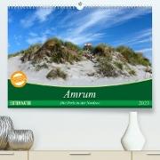 Amrum, die Perle in der Nordsee (Premium, hochwertiger DIN A2 Wandkalender 2023, Kunstdruck in Hochglanz)