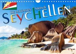 Seychellen - Die schönsten Strände (Wandkalender 2023 DIN A4 quer)