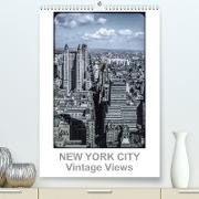NEW YORK CITY - Vintage Views (Premium, hochwertiger DIN A2 Wandkalender 2023, Kunstdruck in Hochglanz)