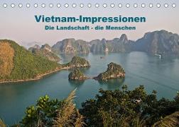 Vietnam Impressionen / Die Landschaft ¿ die Menschen (Tischkalender 2023 DIN A5 quer)