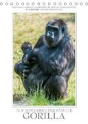 Emotionale Momente: Aus dem Leben der Familie Gorilla. / CH-Version (Tischkalender 2023 DIN A5 hoch)