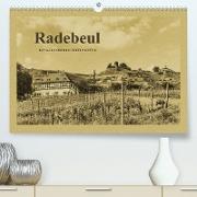 Radebeul - Ein Kalender im Zeitungsstil (Premium, hochwertiger DIN A2 Wandkalender 2023, Kunstdruck in Hochglanz)
