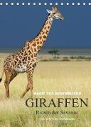 Magie des Augenblicks - Giraffen - Riesen der Savanne (Tischkalender 2023 DIN A5 hoch)