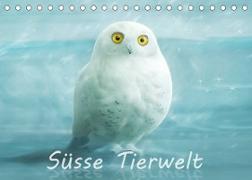 Süsse Tierwelt / CH-Version / Geburtstagskalender (Tischkalender 2023 DIN A5 quer)