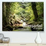 Wasserfall im Bühlertal (Premium, hochwertiger DIN A2 Wandkalender 2023, Kunstdruck in Hochglanz)