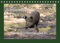 Schweinkram - Die Wildschweine sind los (Tischkalender 2023 DIN A5 quer)