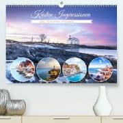 Küsten Impressionen (Premium, hochwertiger DIN A2 Wandkalender 2023, Kunstdruck in Hochglanz)
